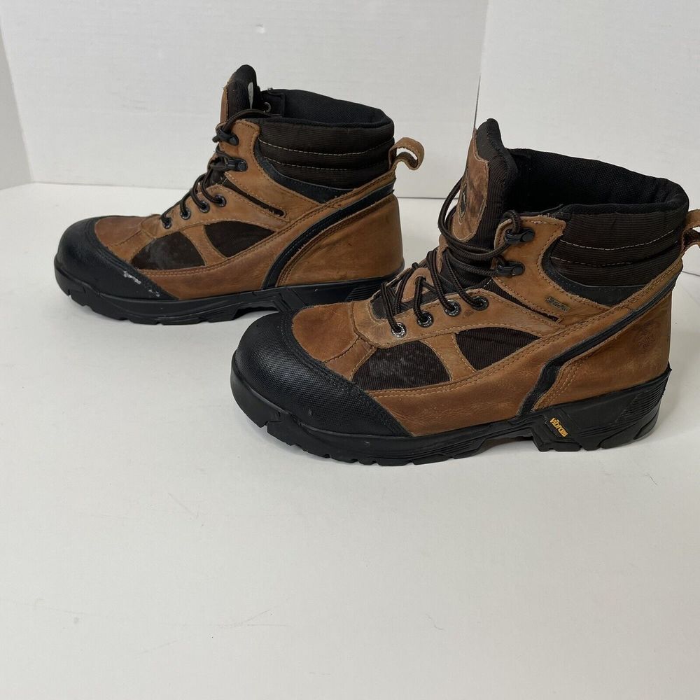 Georgia Men’s Work Boots Brown, Size 12, 6” Vibram Hiker GTX Safety Toe - Picture 4 of 9